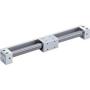 Rodless Cylinder, REBR, Magnetically Coupled, Smooth Accelerating &amp; Decelarating Rodless Cylinder - Direct Mount