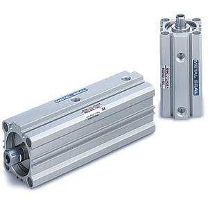 MQQ, Compact Cylinder, Metal Seal, Low Friction