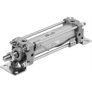 C(D)A2*H, Air Cylinder, Air-hydro, Double Acting, Single Rod