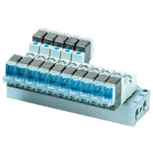 10-SS5YJ3-20, Manifold, (5 Port/Body Ported) Common SUP/Common EXH, Clean Series