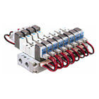 10-SS5YJ3-21P, Manifold, Flat Ribbon Cable, Common SUP/Common EXH, Clean Series