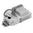 SS5Y3-45S6B, Base Mounted Manifold, Stacking, Plug-in, Serial Transmission System