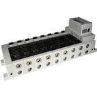 VV5Q51-S, 5000 Series, Base Mounted Manifold, Plug-in, Serial Transmission Unit