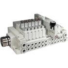 SS5V1-W16C, 1000 Series, Cassette Base Manifold, Circular Connector