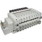 VV5QC11-P, 1000 Series, Base Mounted Manifold, Plug-in, Flat Ribbon Cable