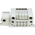 VV5QC11-T, 1000 Series, Base Mounted Manifold, Plug-in, Terminal Block