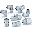 KFG2-F Stainless Steel 316 (FDA Compliant) Insert Fittings, Inch Size (NPT Thread)