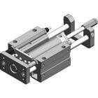 MGGL-XC8/XC9, Standard External Guided Cylinder with Stroke Adjuster, Ball Bushing Bearing