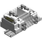 SS5J3, Plug-in Manifold, D-Sub Connector, Flat Ribbon, PC Wiring